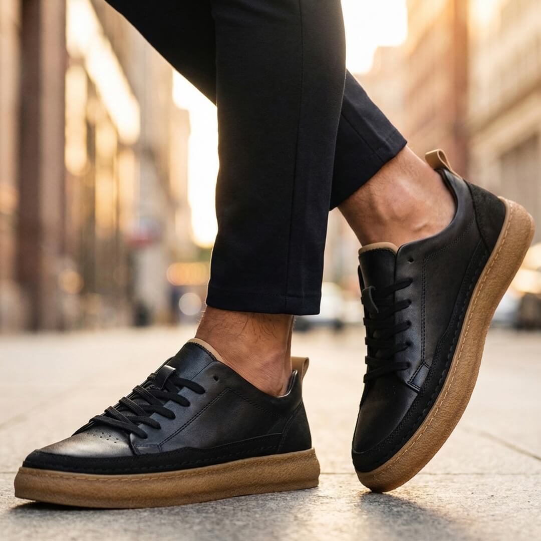 Héctor | Zapatillas de Piel Cosidas a Mano