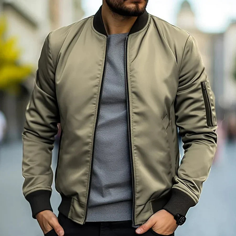 Riccardo | Cazadora Bomber Clásica Elegante