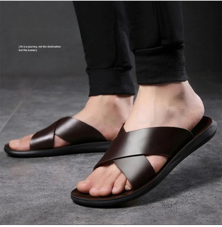 Salou | Sandalias de Piel para Verano
