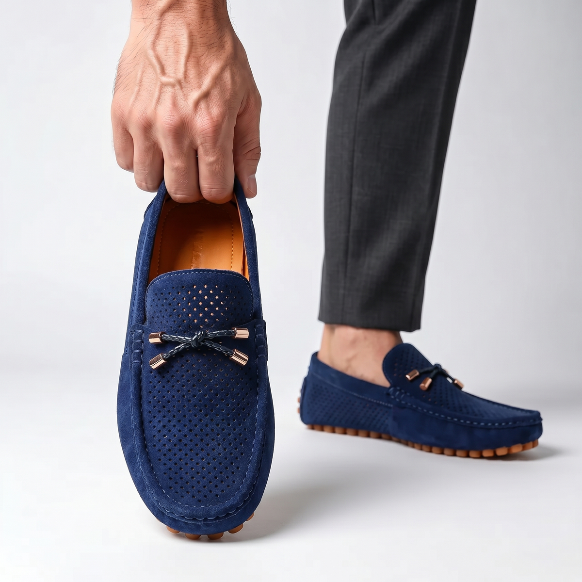 Valentín | Mocasines de Ante Business Casual