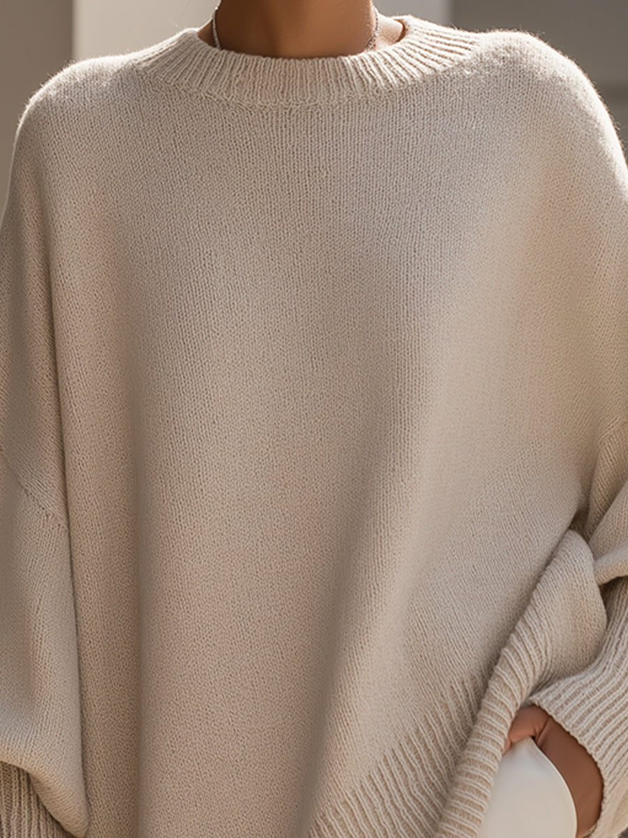 Ludovica | Jersey Oversize con Escote Amplio