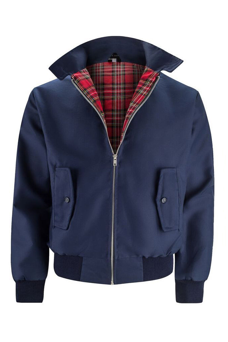 Harryson | Chaqueta Harrington con Forro Tartan