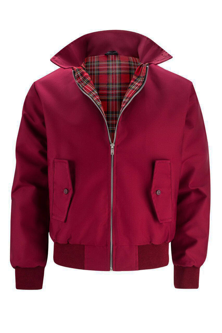 Harryson | Chaqueta Harrington con Forro Tartan