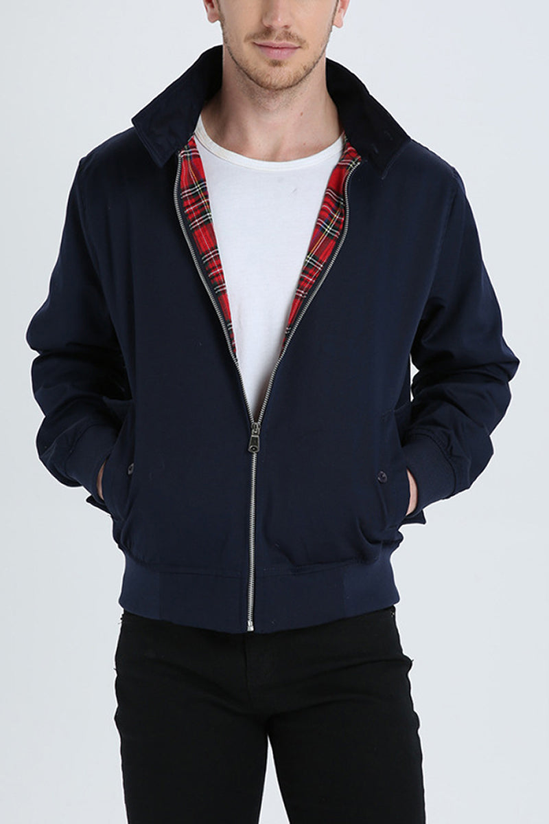 Harryson | Chaqueta Harrington con Forro Tartan