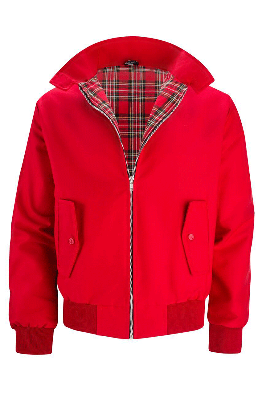 Harryson | Chaqueta Harrington con Forro Tartan