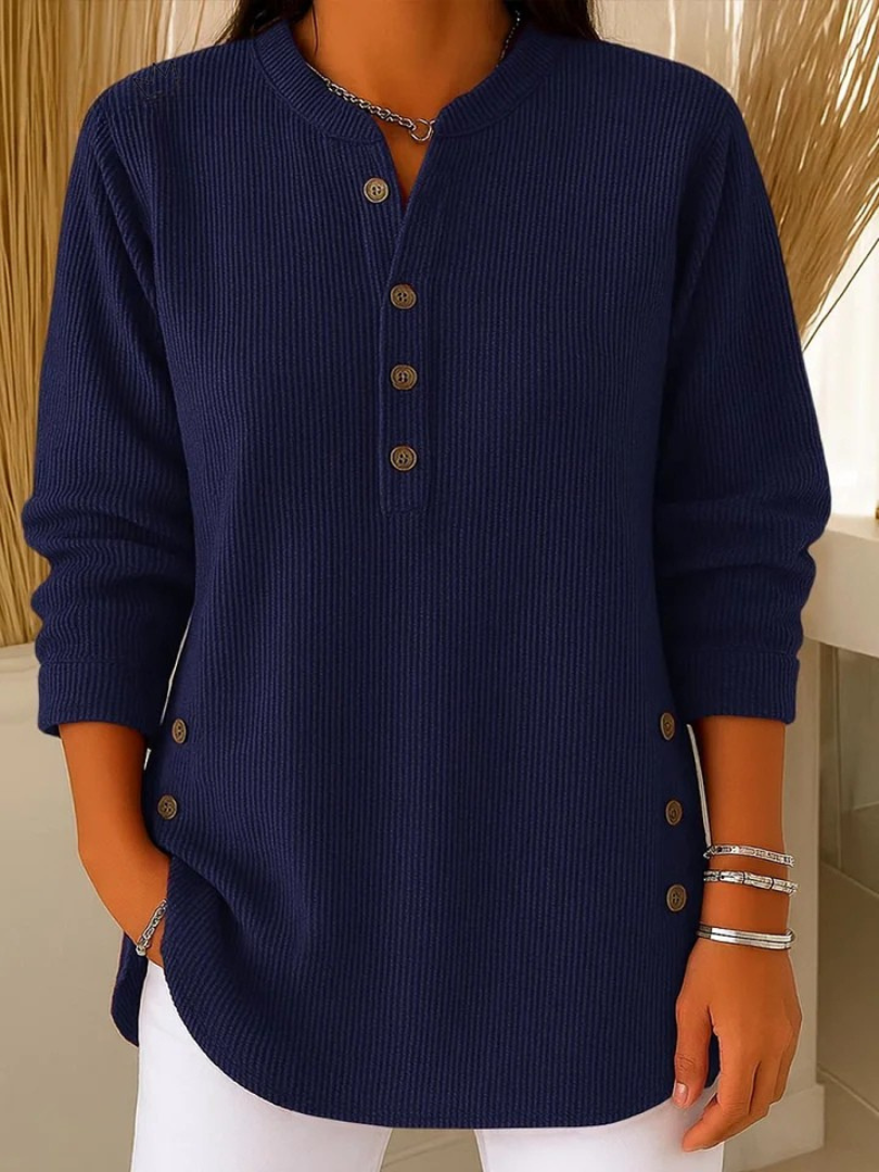 Nuria | Túnica Henley con Botones