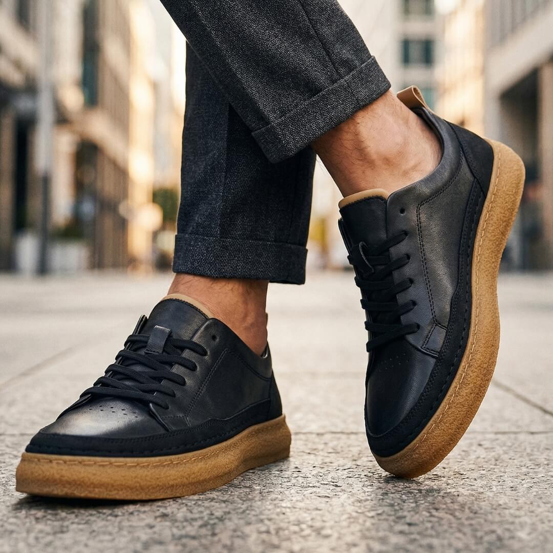 Héctor | Zapatillas de Piel Cosidas a Mano