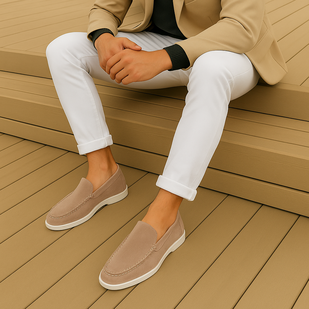 Máximo | Mocasines Elegantes de Ante