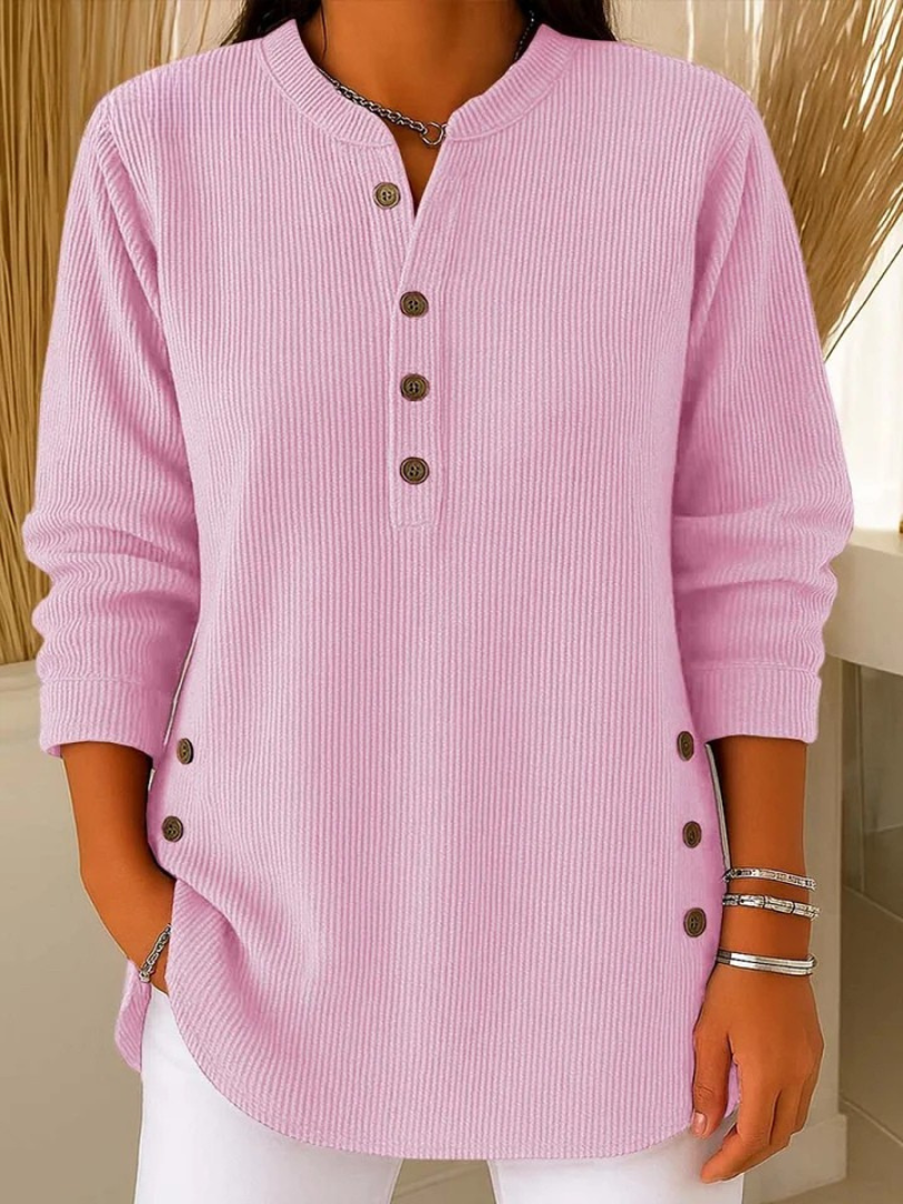 Nuria | Túnica Henley con Botones