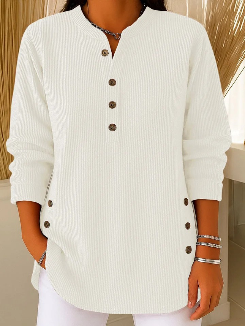 Nuria | Túnica Henley con Botones