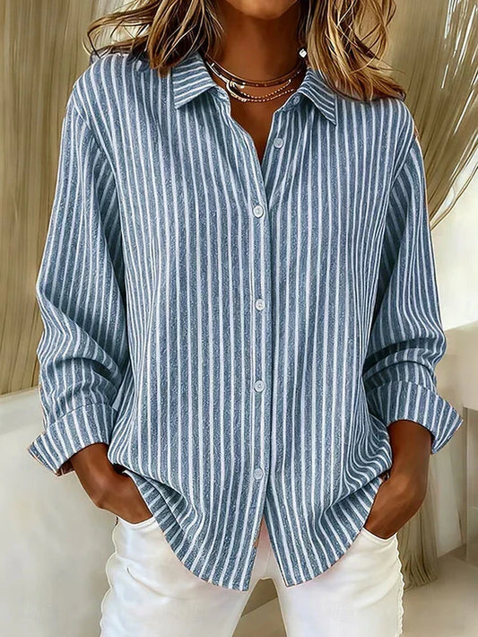 Ginebra | Camisa de Rayas con Botones