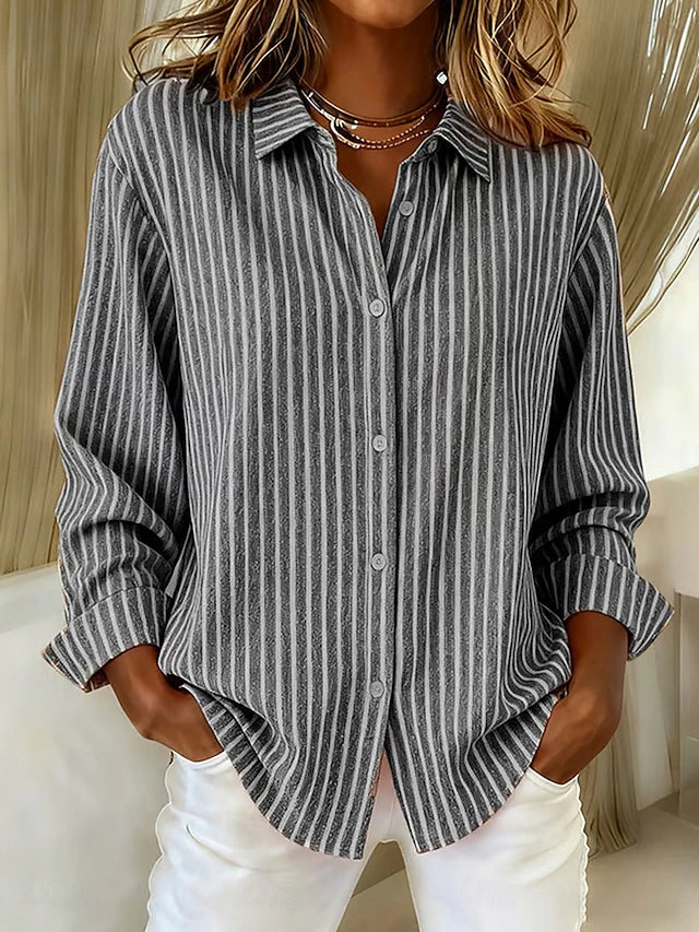 Ginebra | Camisa de Rayas con Botones