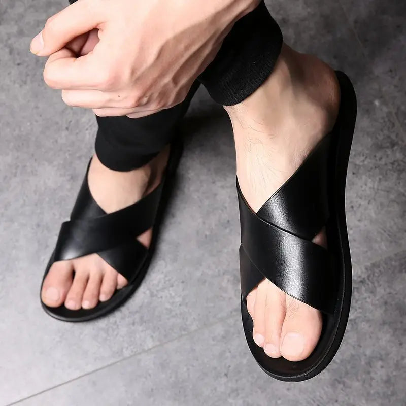 Salou | Sandalias de Piel para Verano