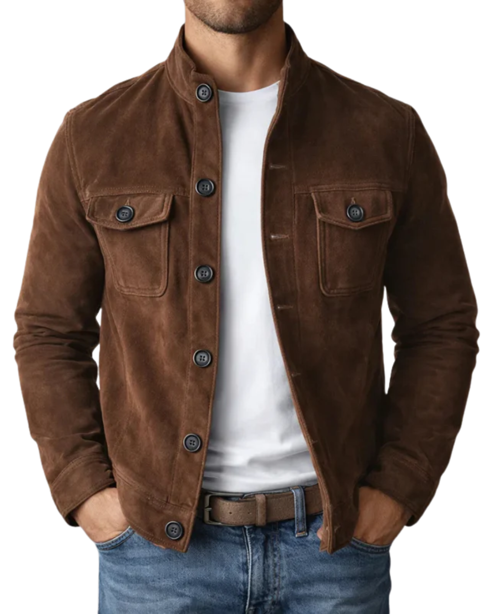 Tommaso | Cazadora Bomber de Ante Premium