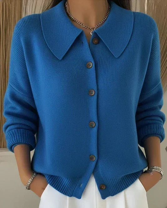Vera | Cárdigan con Cuello Camisero