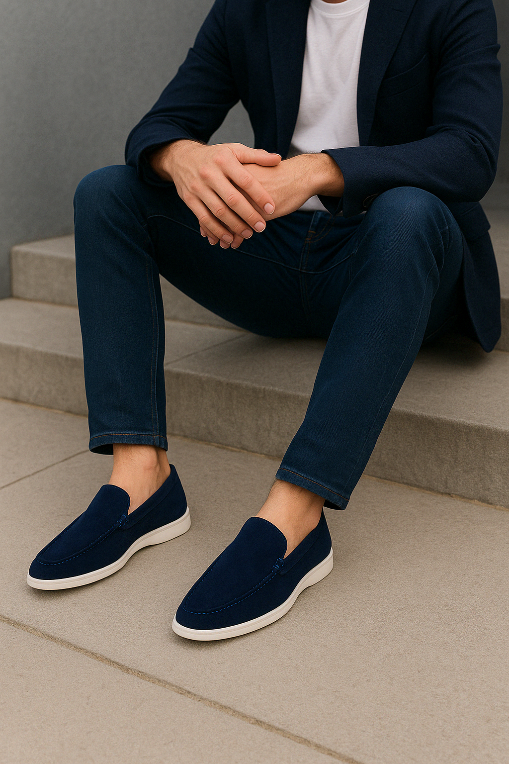 Máximo | Mocasines Elegantes de Ante