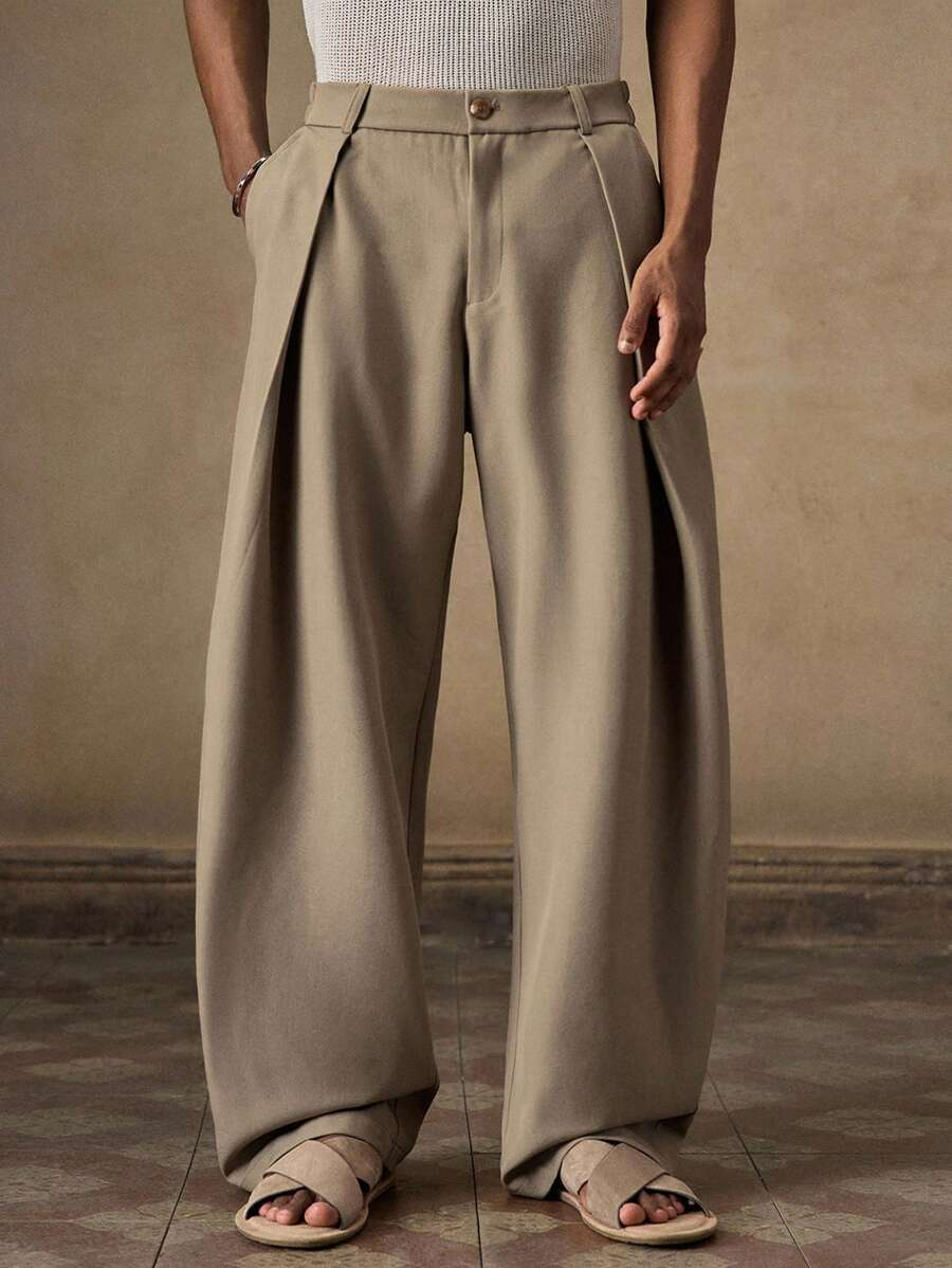Rafael - Pantalón Chino Ancho con Pinzas