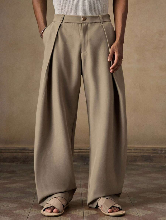 Rafael - Pantalón Chino Ancho con Pinzas