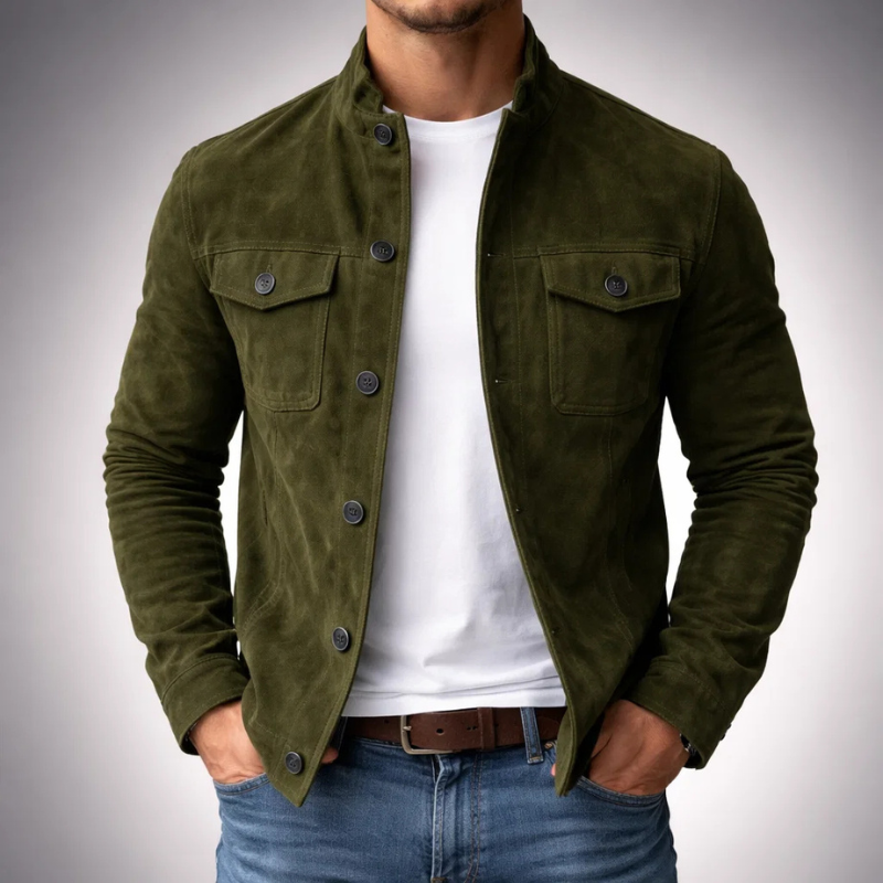 Tommaso | Cazadora Bomber de Ante Premium