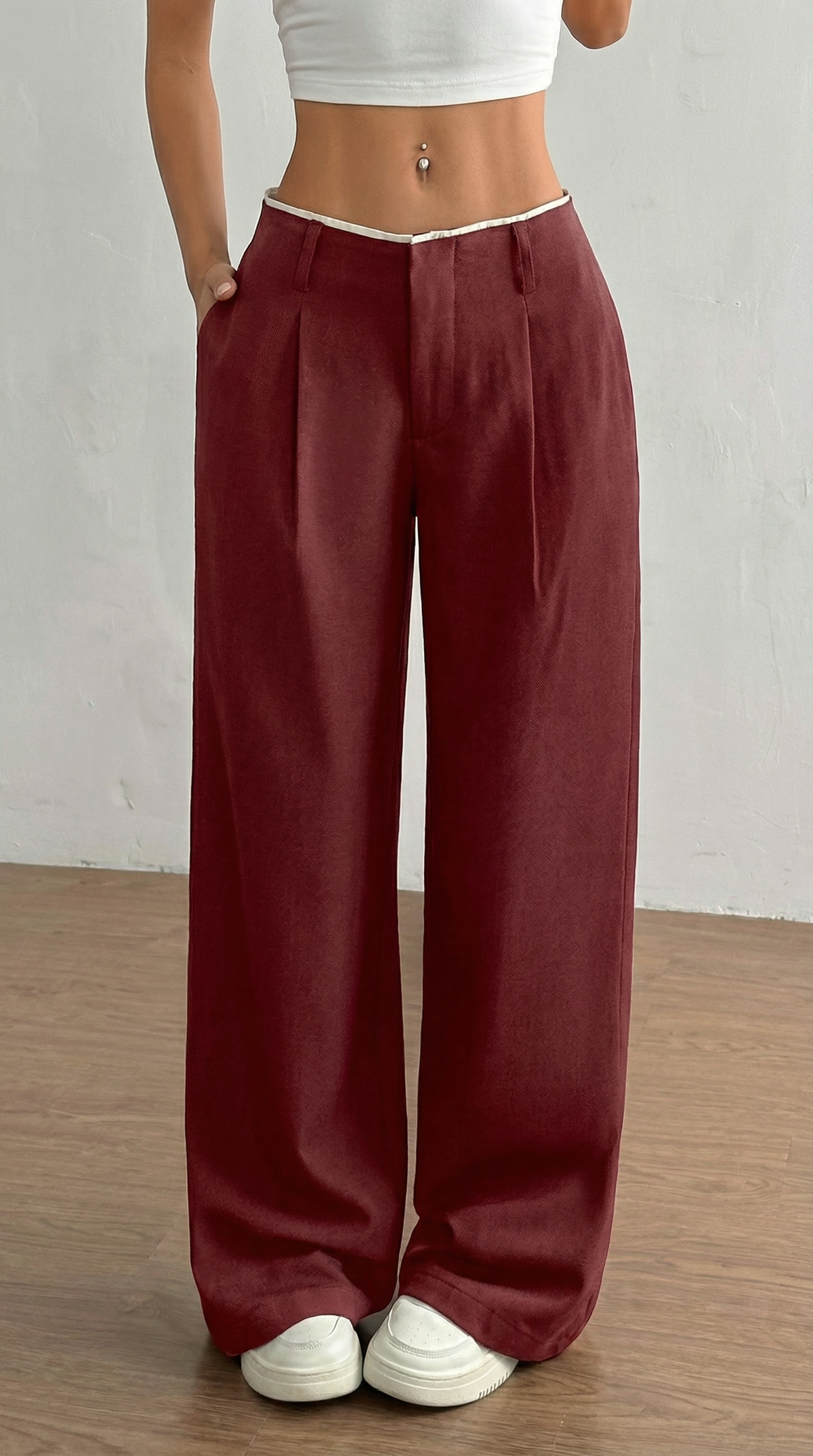 Siena - Pantalón Palazzo Low Waist