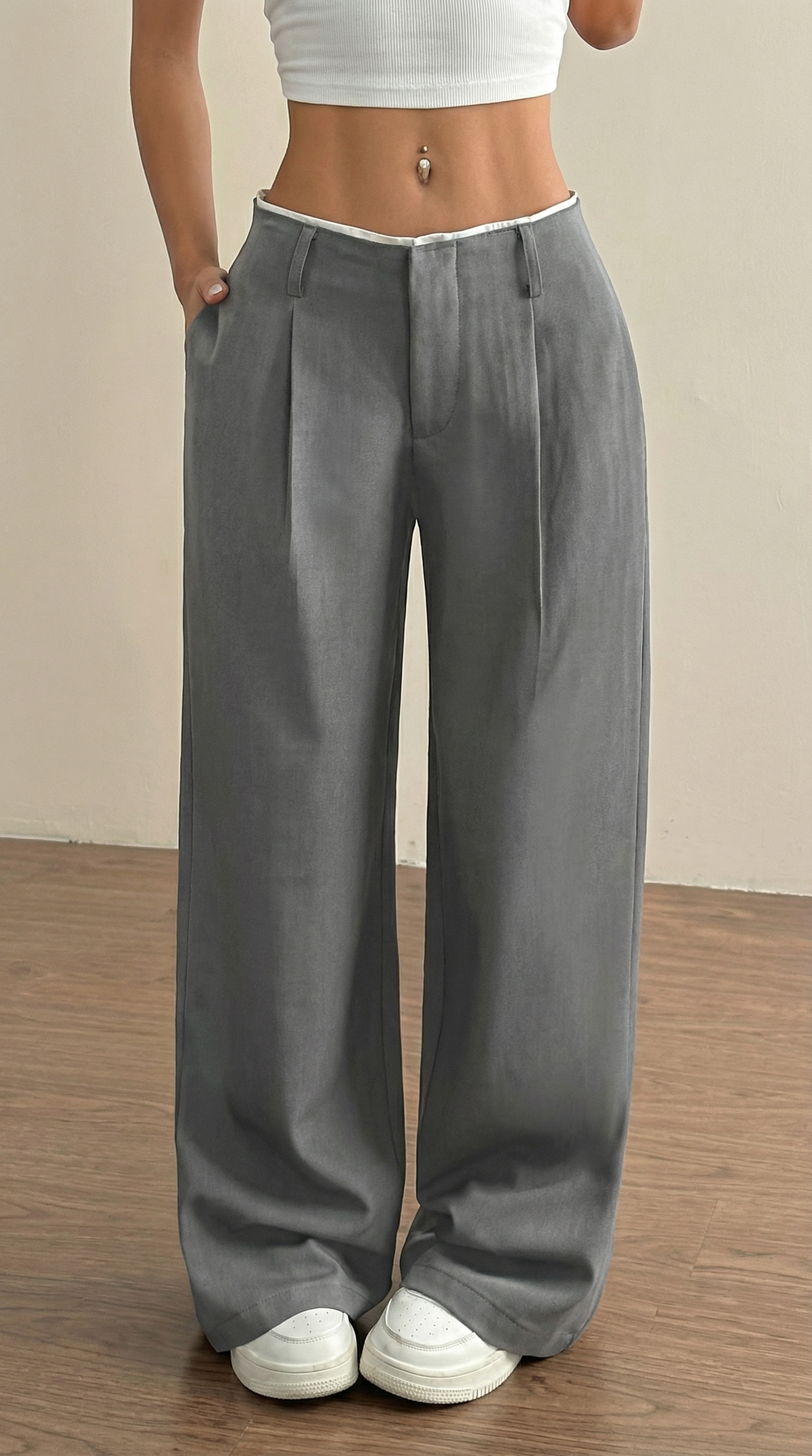 Siena - Pantalón Palazzo Low Waist