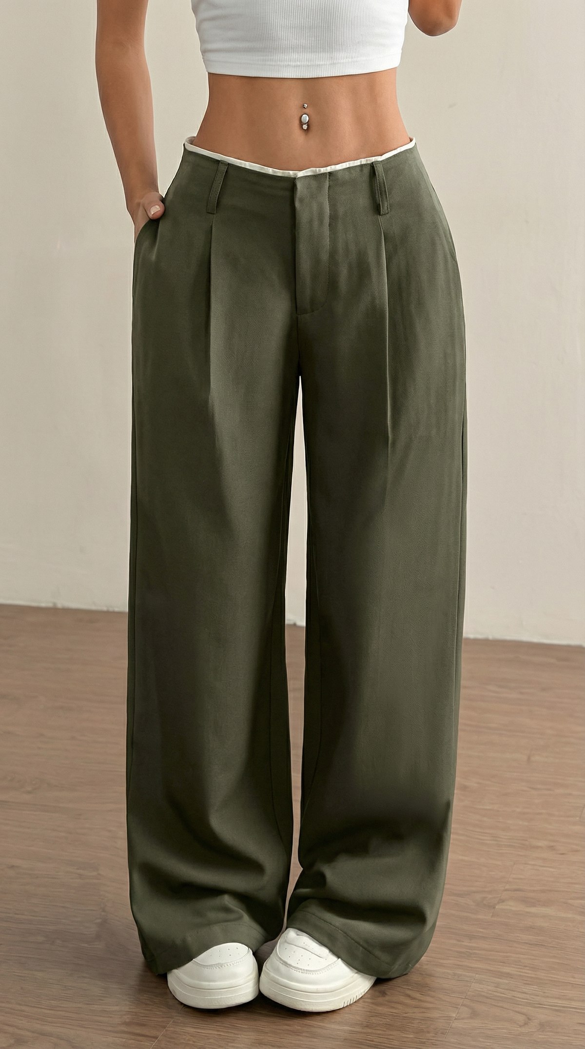 Siena - Pantalón Palazzo Low Waist