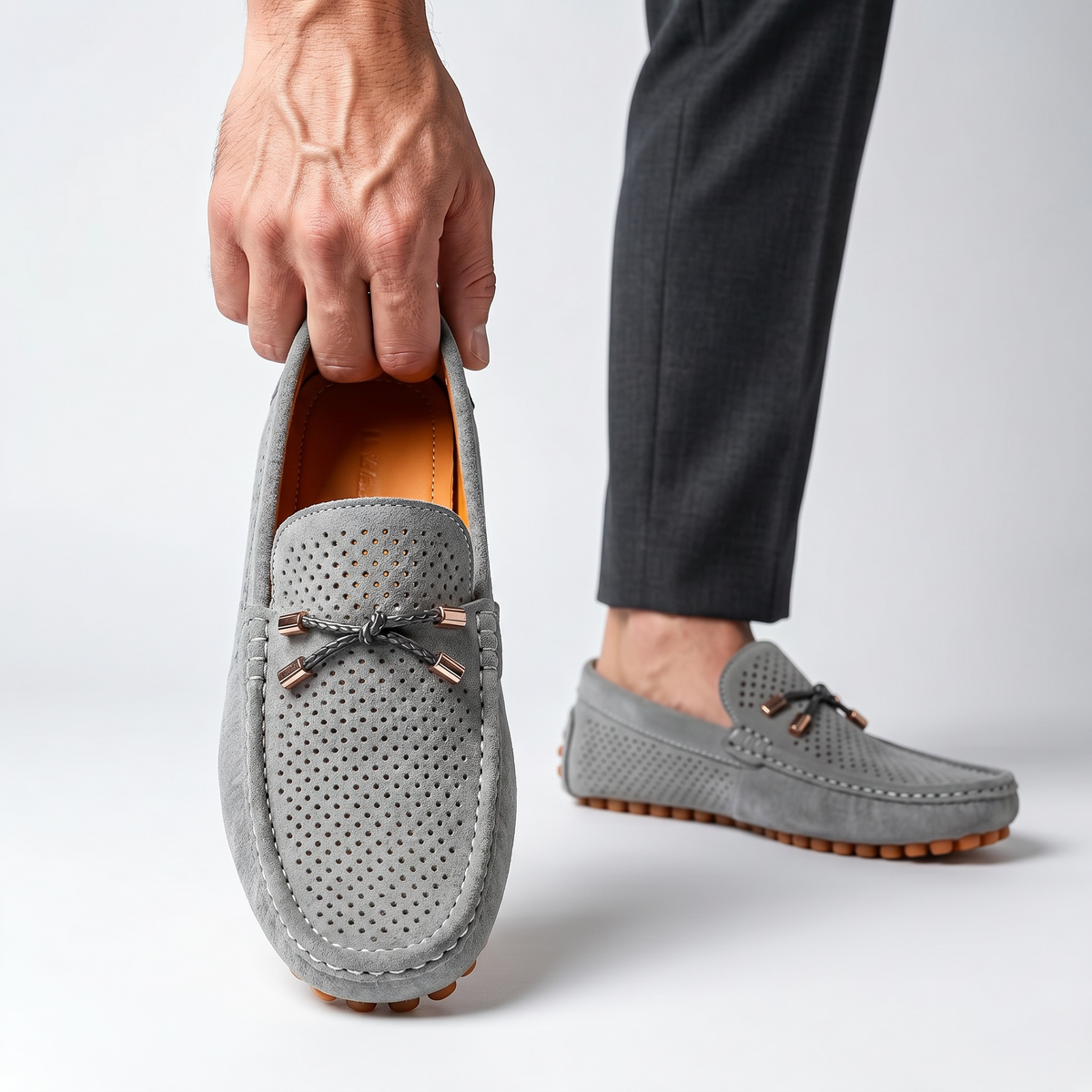 Valentín | Mocasines de Ante Business Casual