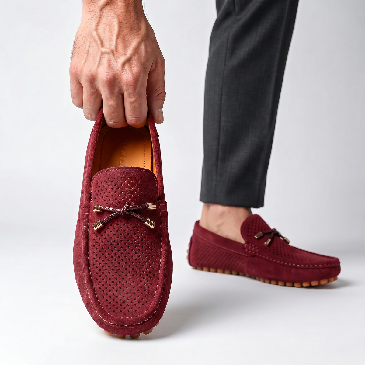 Valentín | Mocasines de Ante Business Casual