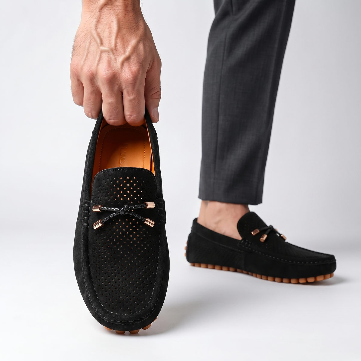 Valentín | Mocasines de Ante Business Casual