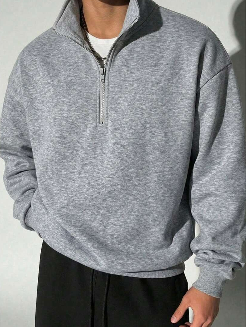 Mateo - Sudadera Cuello Alto con Cremallera