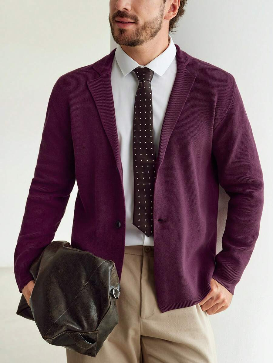 Marco - Cárdigan Masculino de Punto Elegante