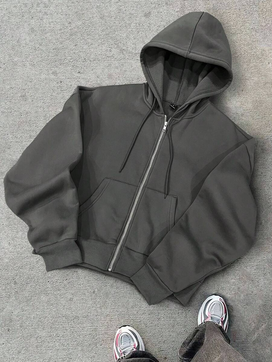 Hugo - Sudadera con Cremallera Estilo Minimalista