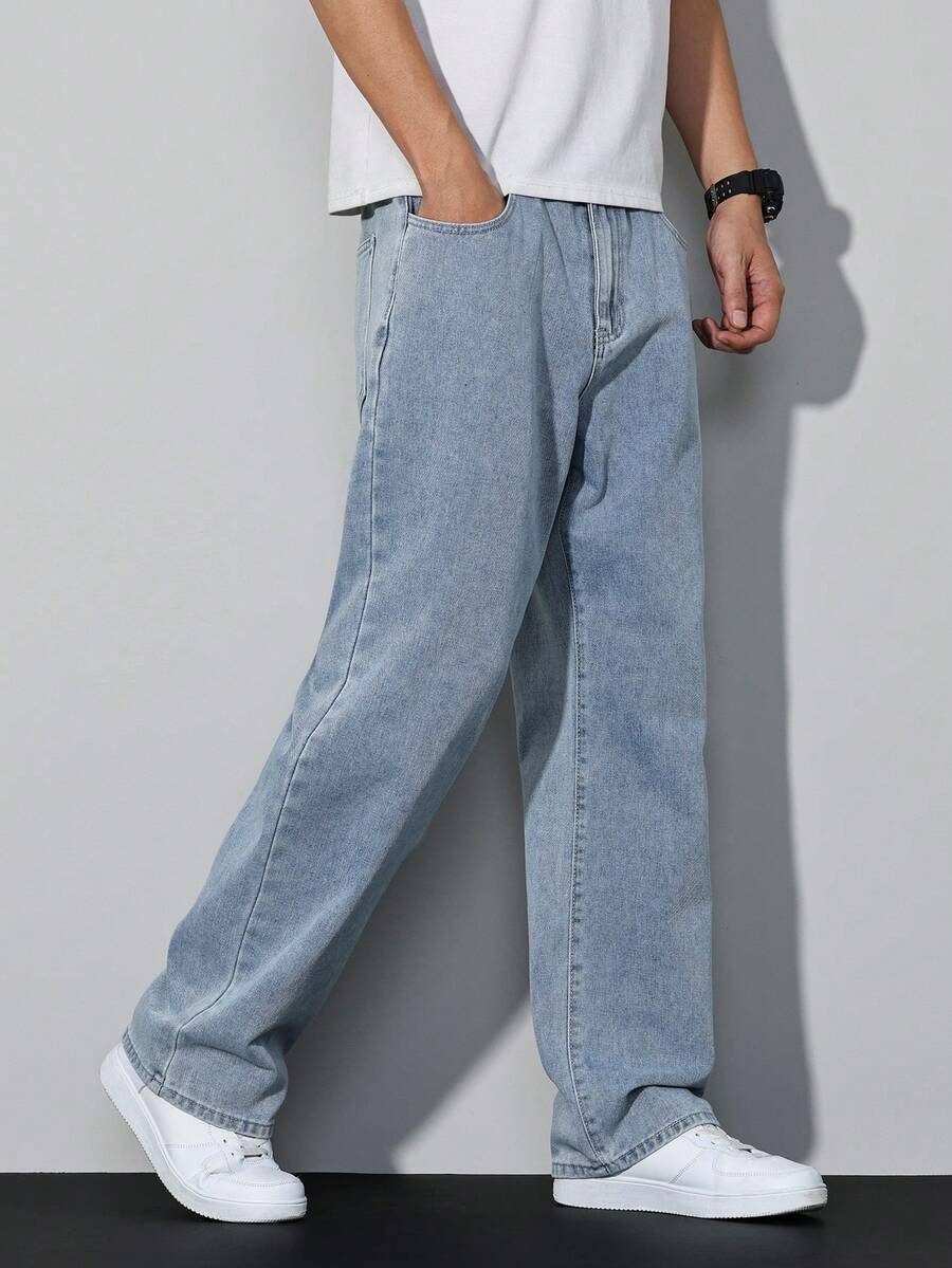 Luca - Pantalón Denim Flow Wide
