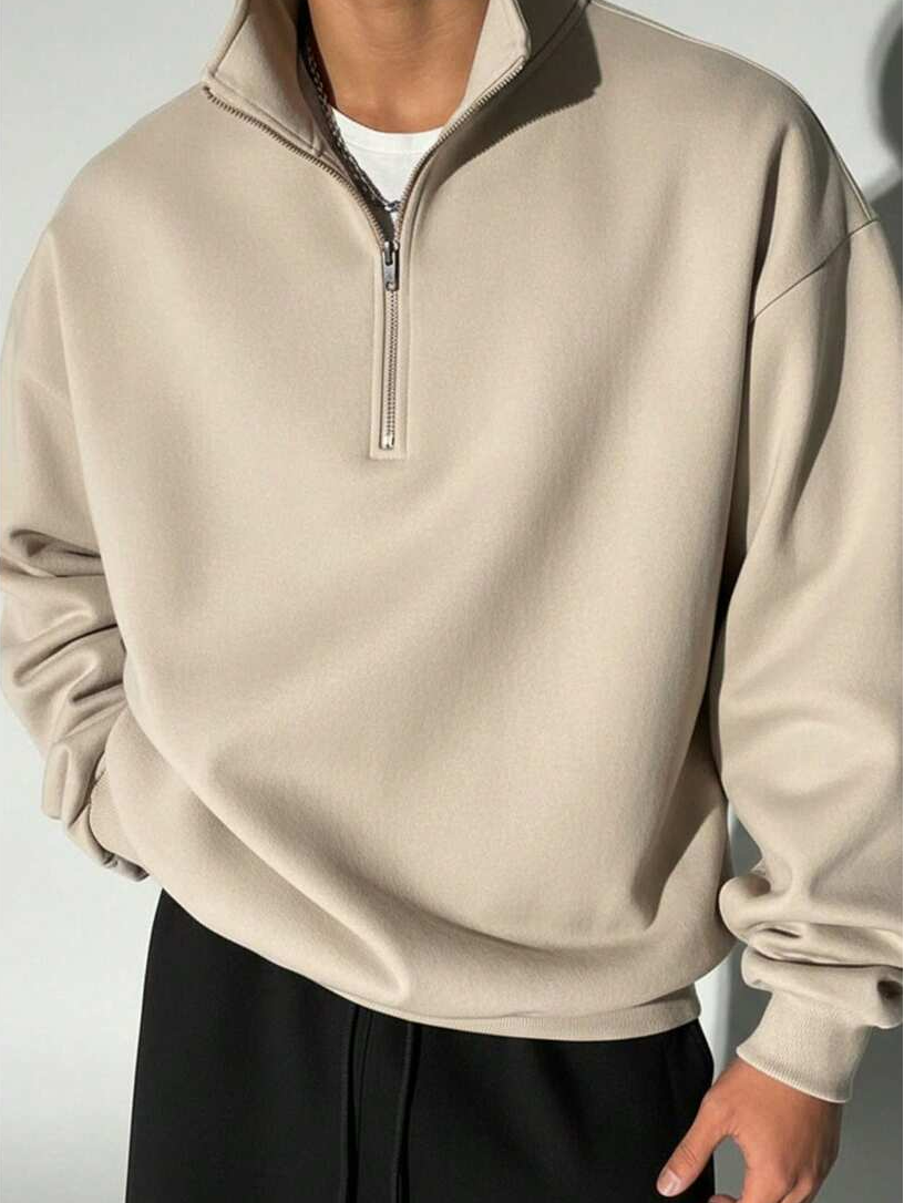 Mateo - Sudadera Cuello Alto con Cremallera