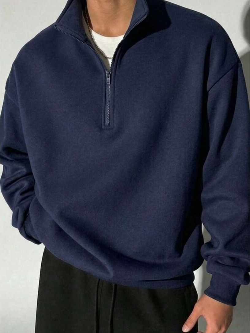 Mateo - Sudadera Cuello Alto con Cremallera
