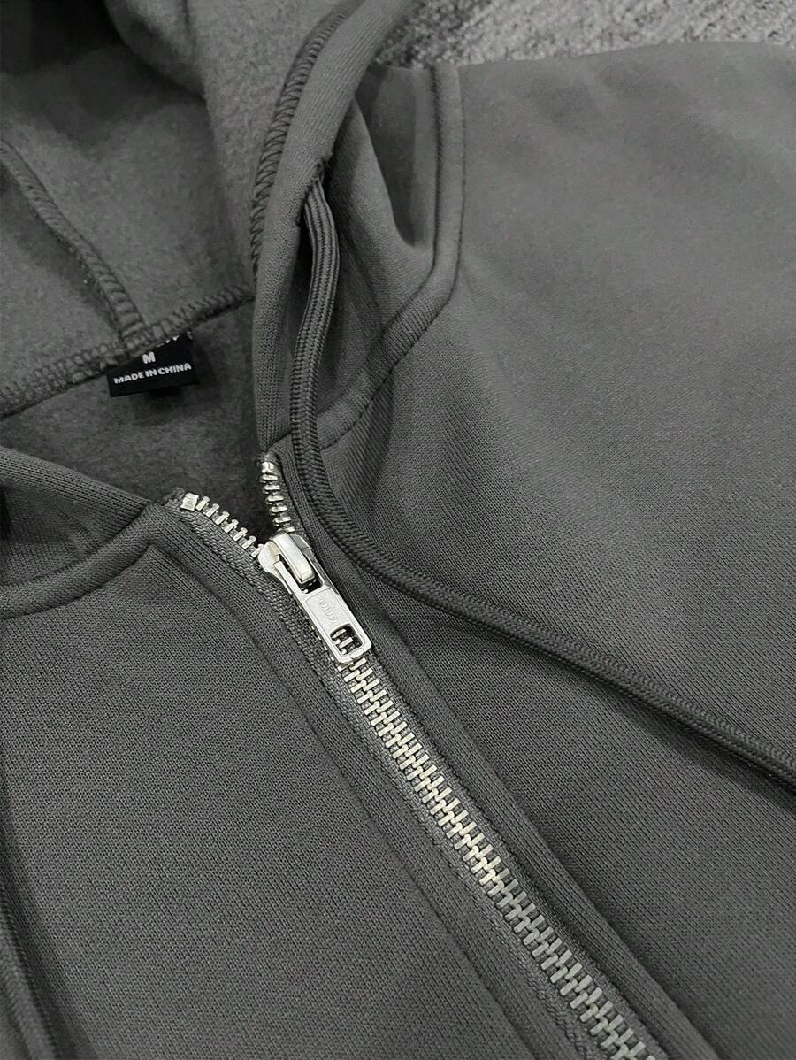 Hugo - Sudadera con Cremallera Estilo Minimalista
