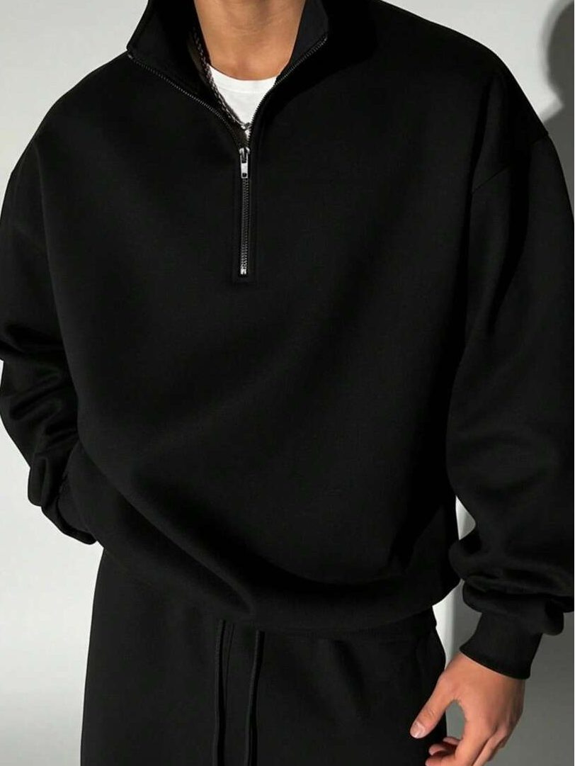 Mateo - Sudadera Cuello Alto con Cremallera