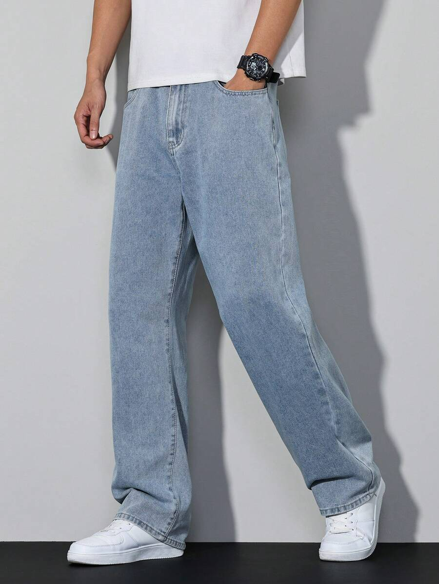 Luca - Pantalón Denim Flow Wide