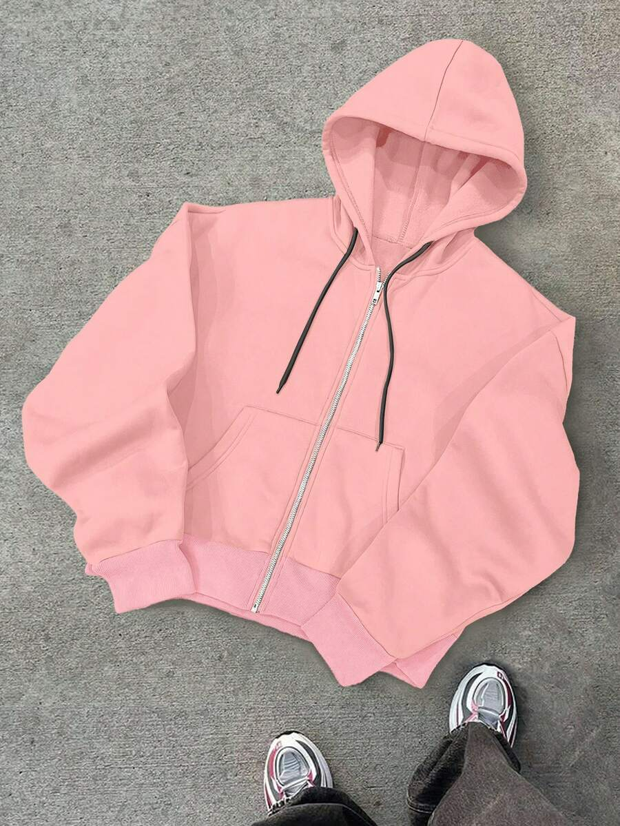 Hugo - Sudadera con Cremallera Estilo Minimalista