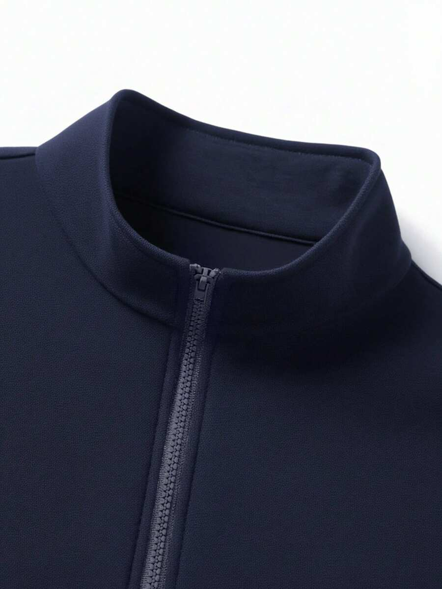 Mateo - Sudadera Cuello Alto con Cremallera