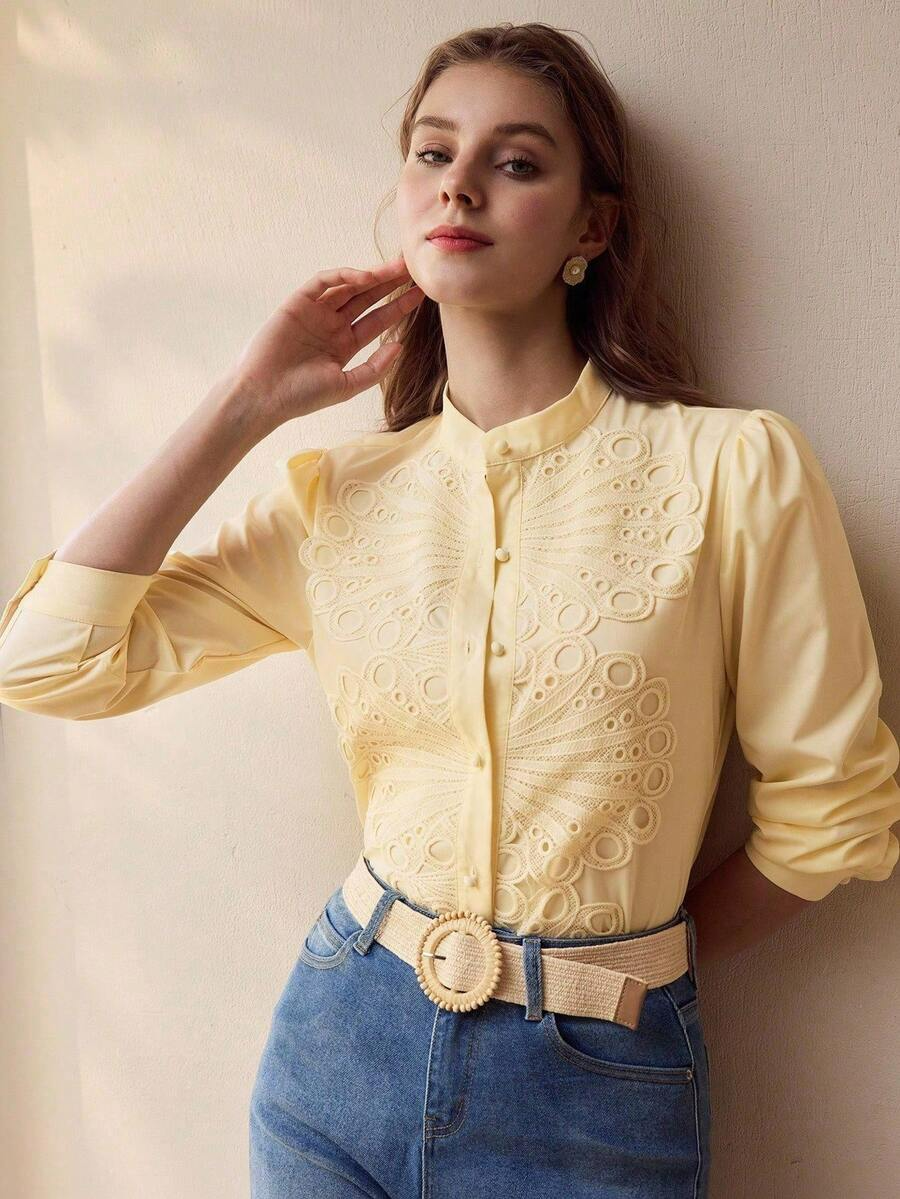 Brisa - Blusa de Encaje Elegante