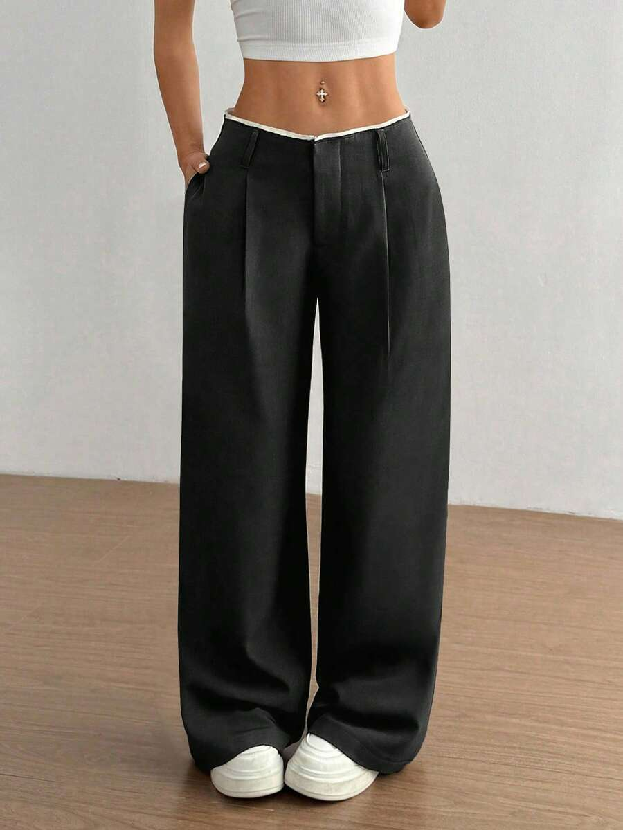 Siena - Pantalón Palazzo Low Waist