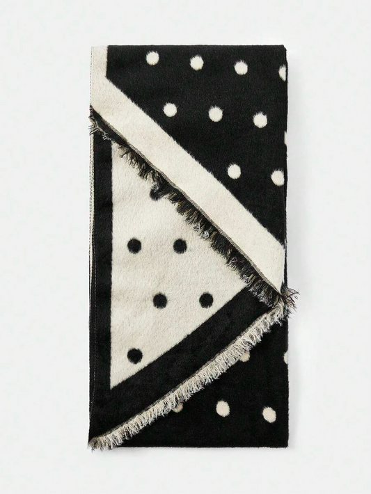 Valeria - Bufanda Reversible de Lunares