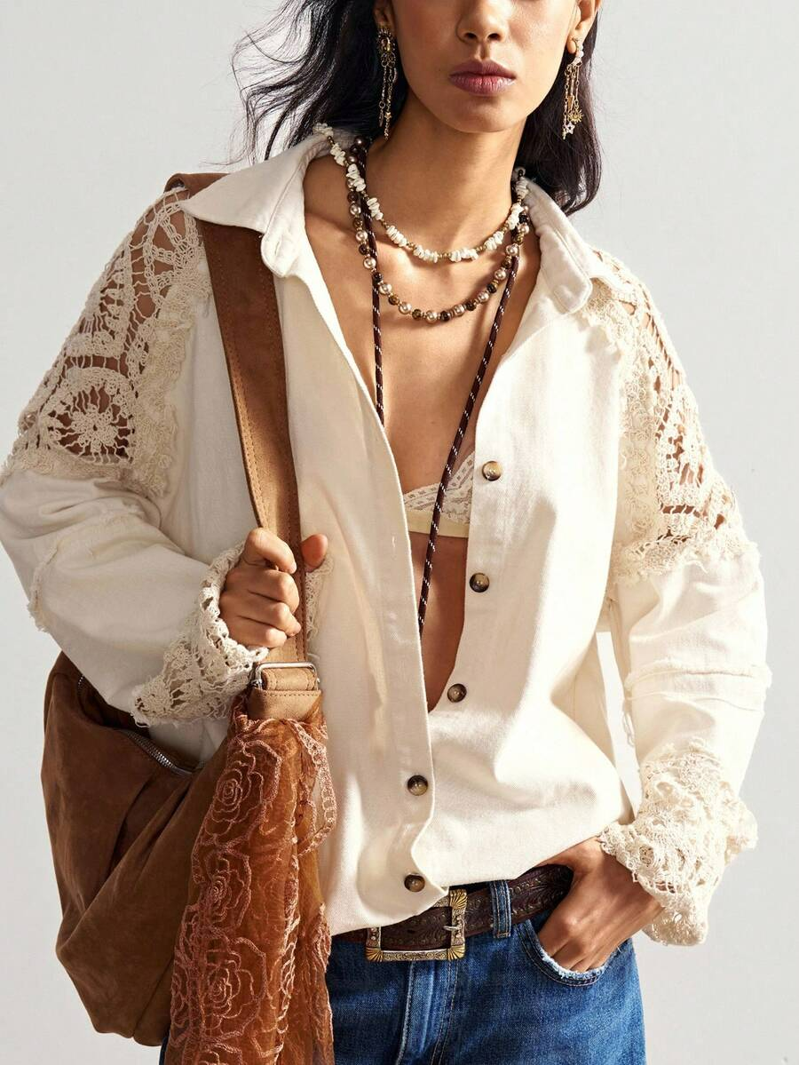 Alessia - Blusa Bordada Boho Premium