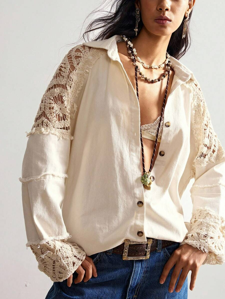 Alessia - Blusa Bordada Boho Premium