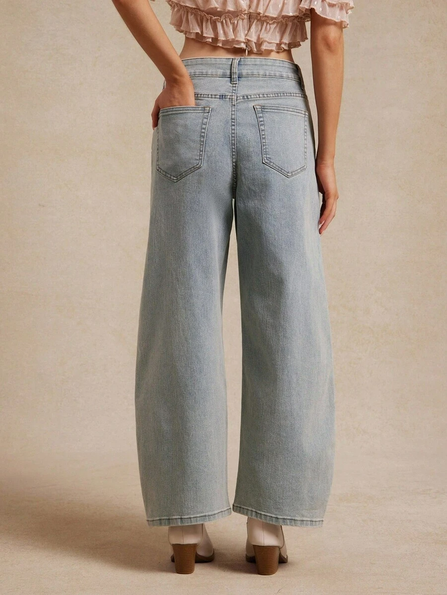 Lucero – Pantalón Denim Wide Light