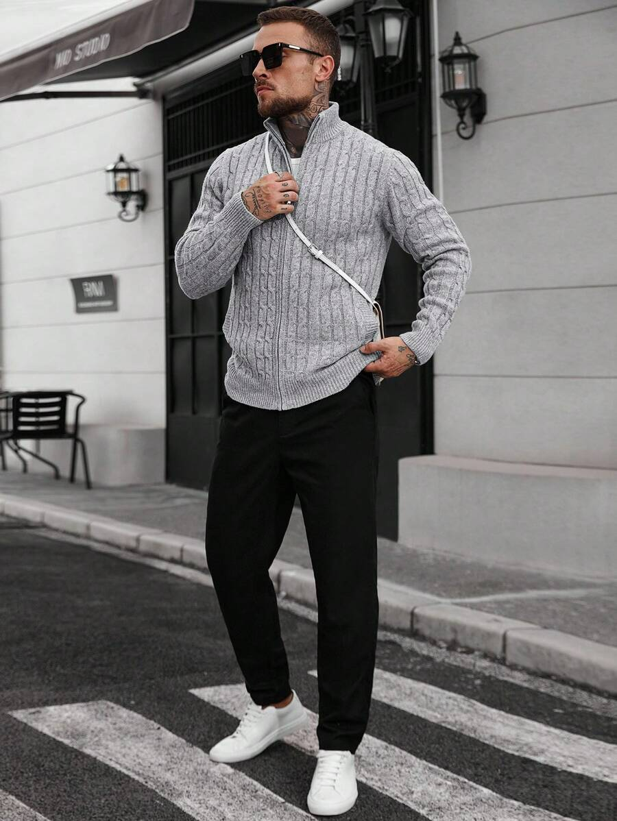 Leonardo - Jersey Trenzado Tejido