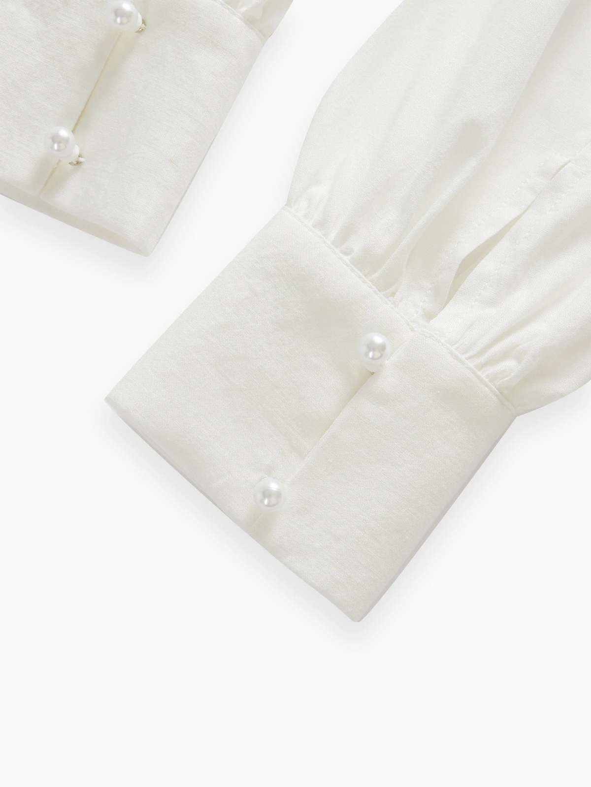 Isabella - Blusa Blanca Elegante con Encaje