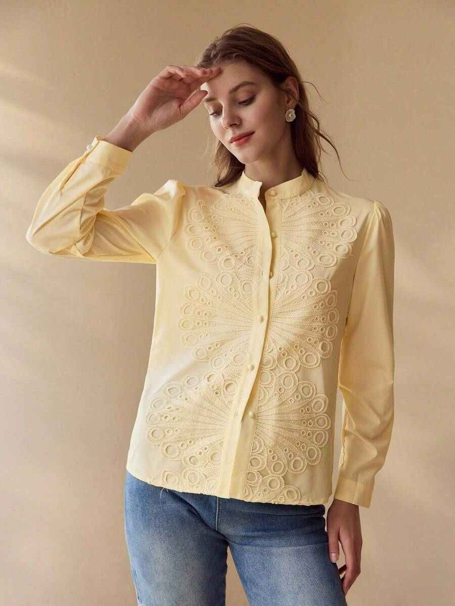 Brisa - Blusa de Encaje Elegante