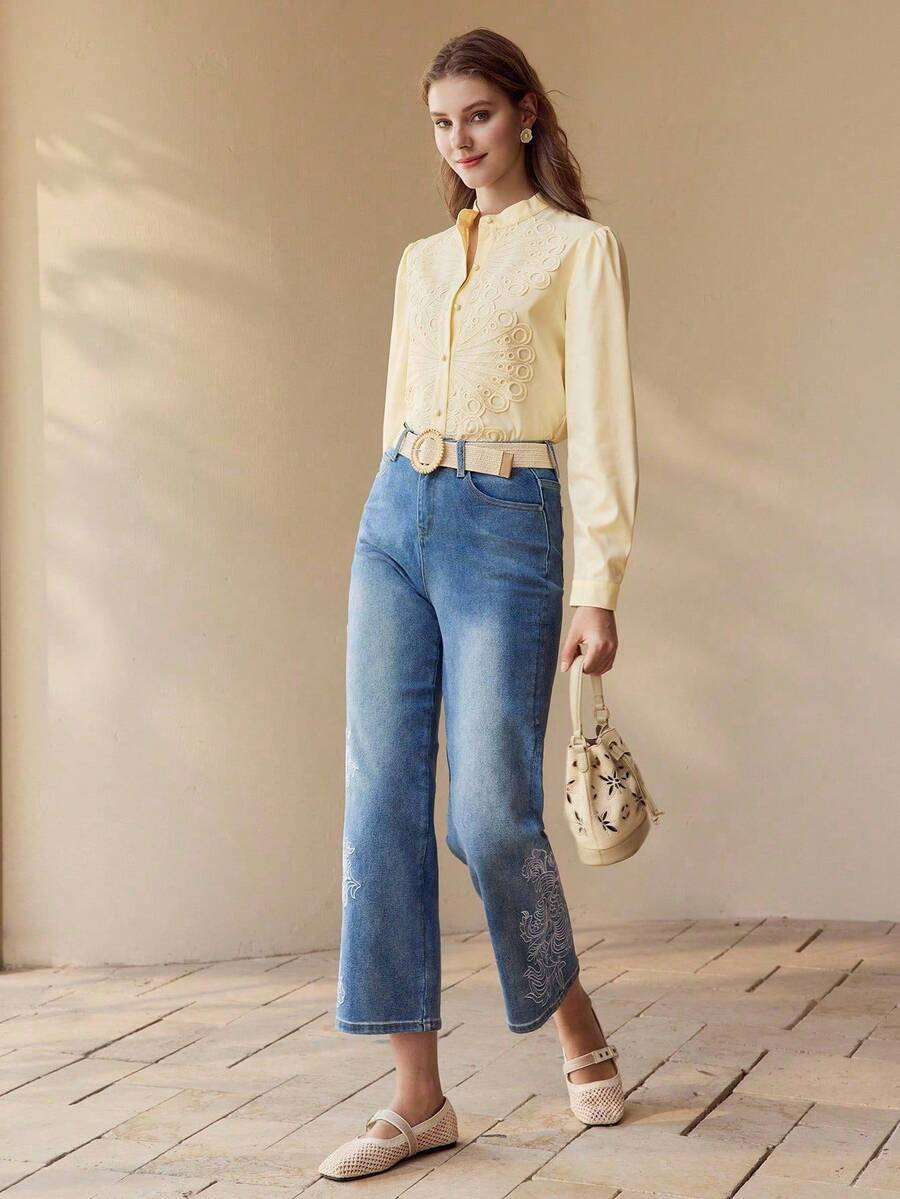 Brisa - Blusa de Encaje Elegante